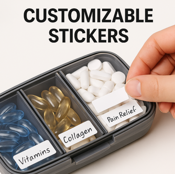 Portable Travel Pill Organizer