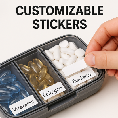 Portable Travel Pill Organizer