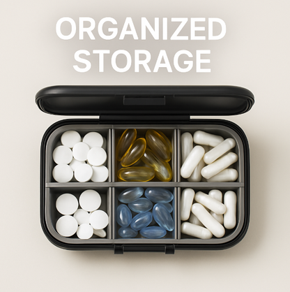 Portable Travel Pill Organizer